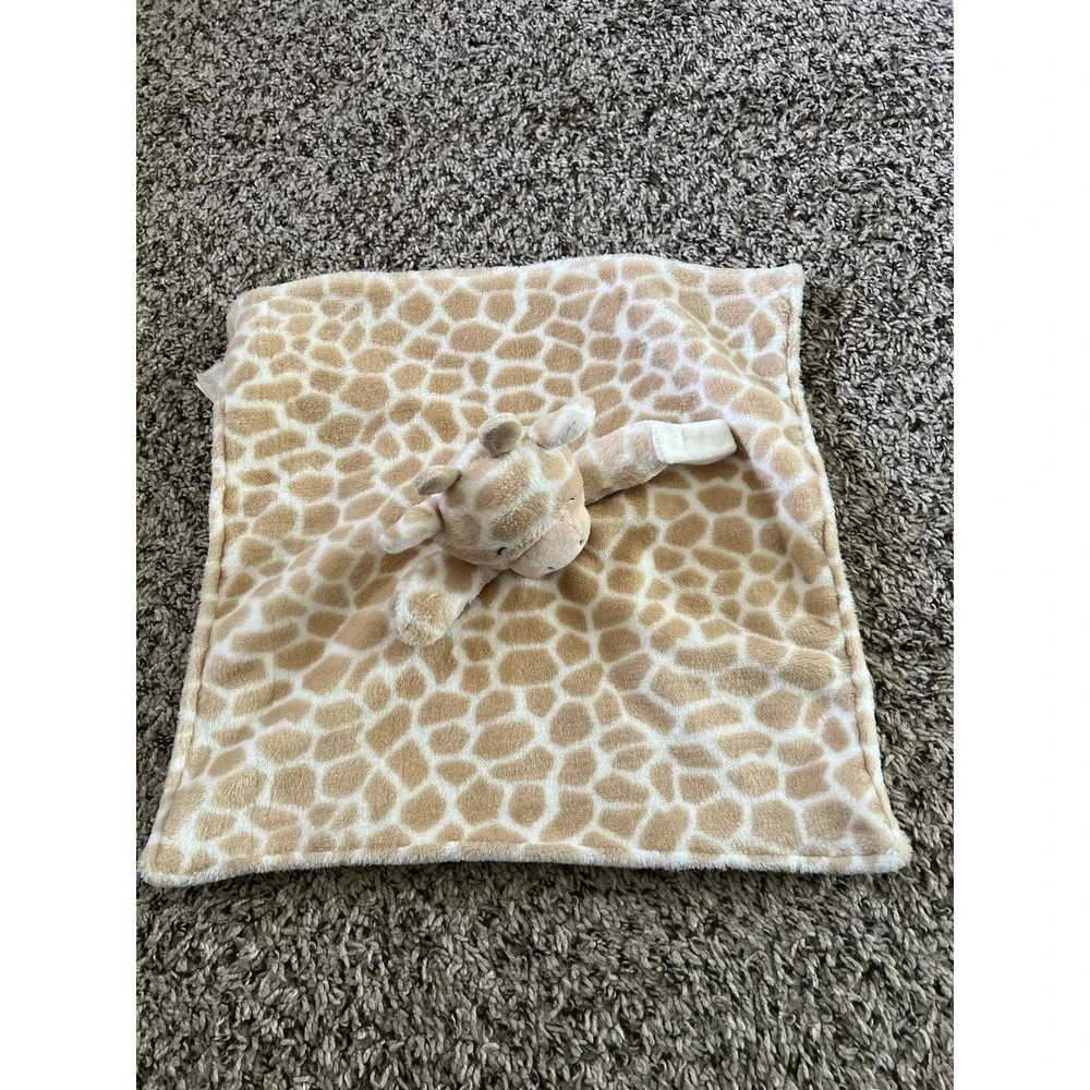 Carter's Giraffe Plush Security Blanket with‎ Pacifier Clip